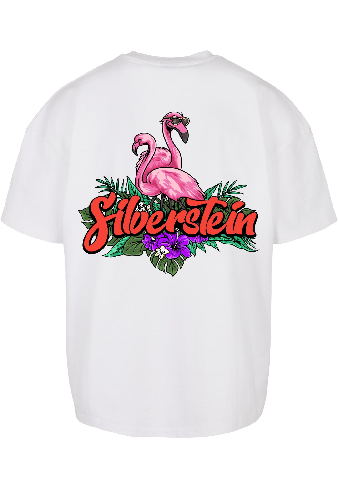 White "Flamingo" Unisex T-shirt