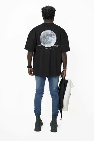 Black "Butterfly Moon" Unisex T-Shirt