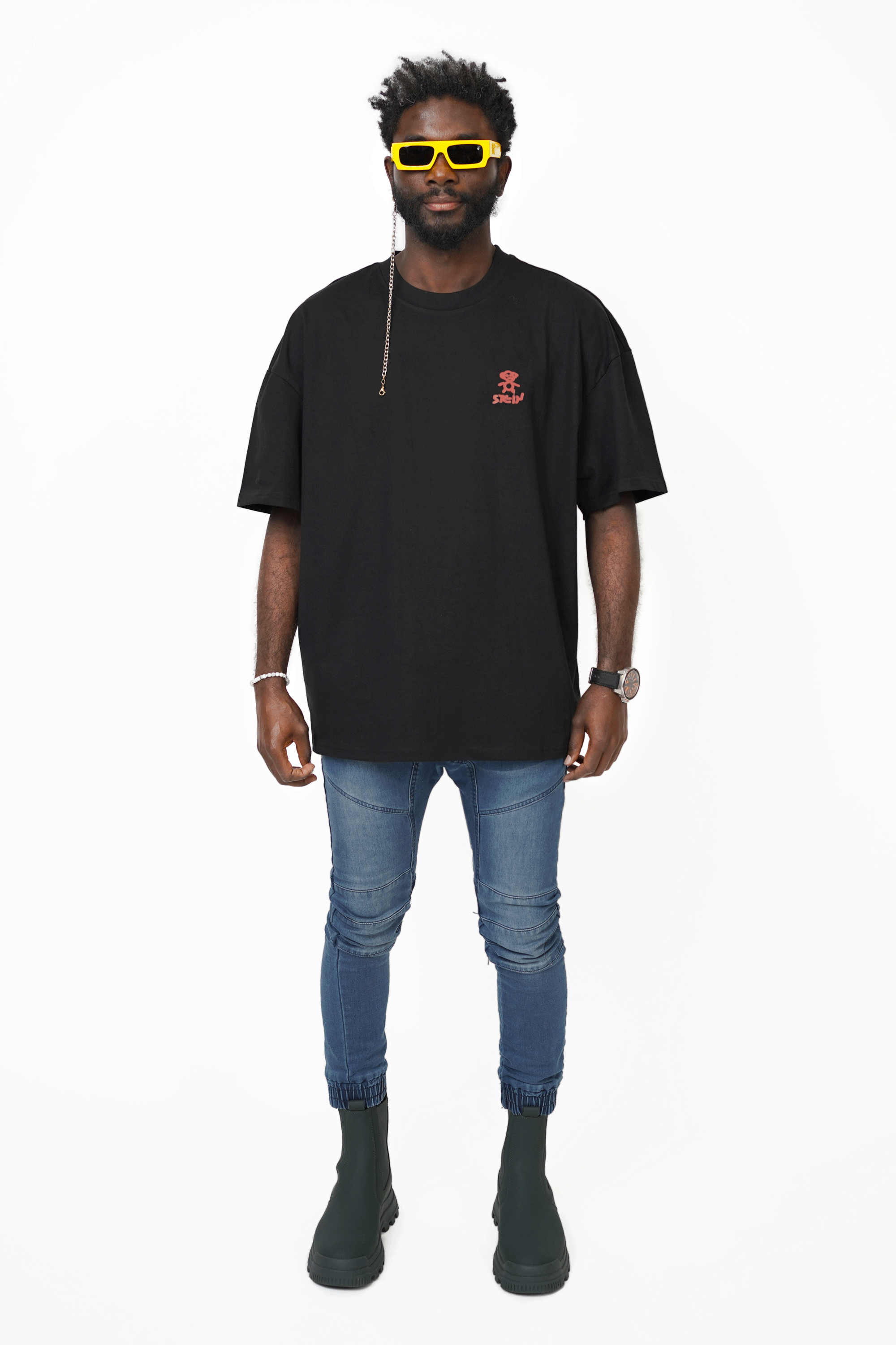 Black "Monky 2.0" Unisex T-Shirt
