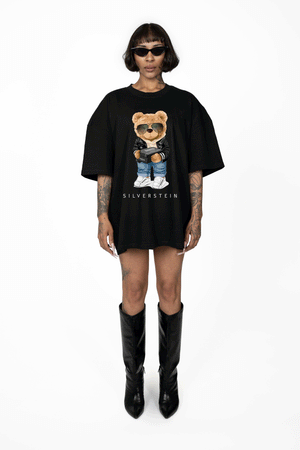 Black "Cool Sneaker  Teddy 2.0" Unisex T-Shirt