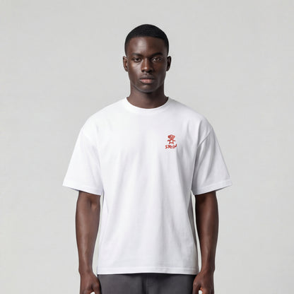 White "Monky 2.0" Unisex T-Shirt