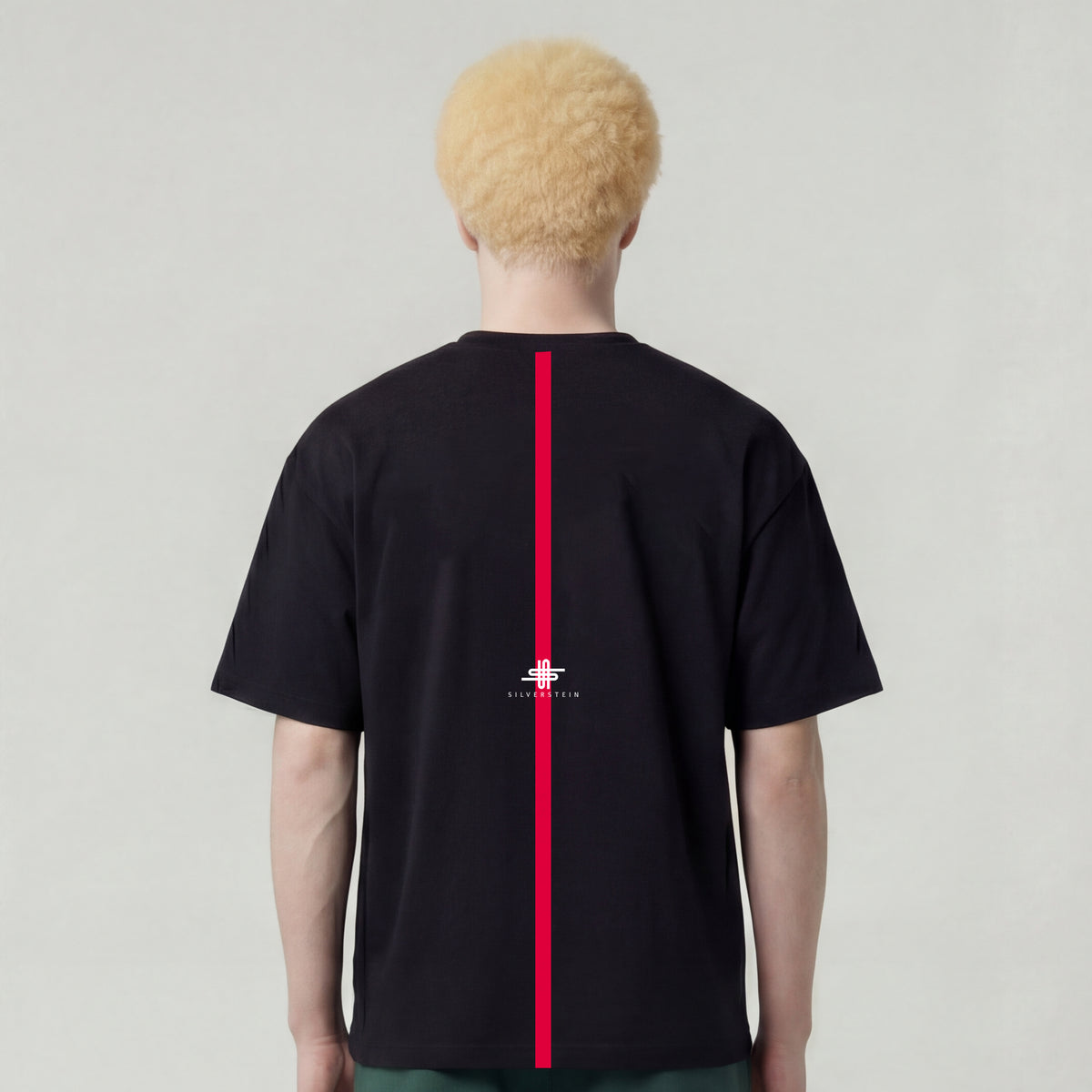Black "Red Stroke" Unisex T-Shirt