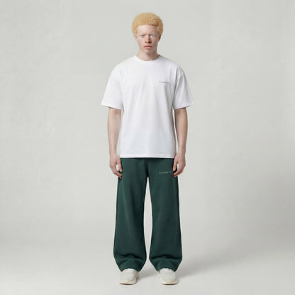 White "Red Stroke" Unisex T-Shirt
