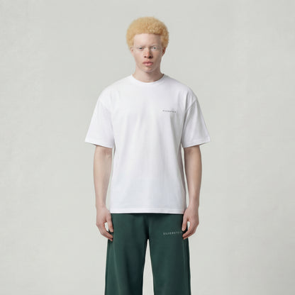 White "Red Stroke" Unisex T-Shirt