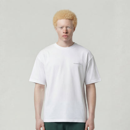 White "Red Stroke" Unisex T-Shirt