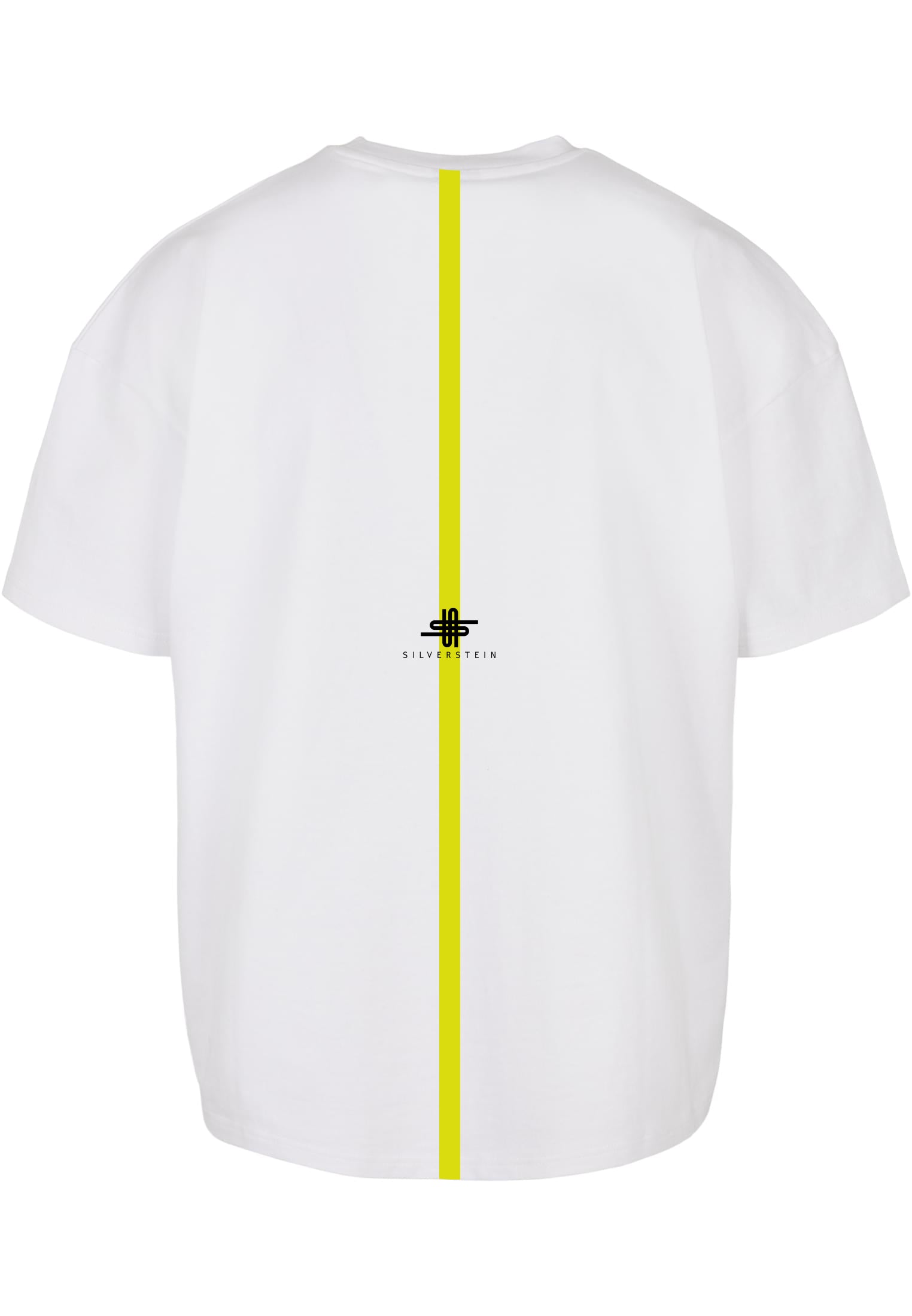 White "Yellow Stroke" Unisex T-Shirt