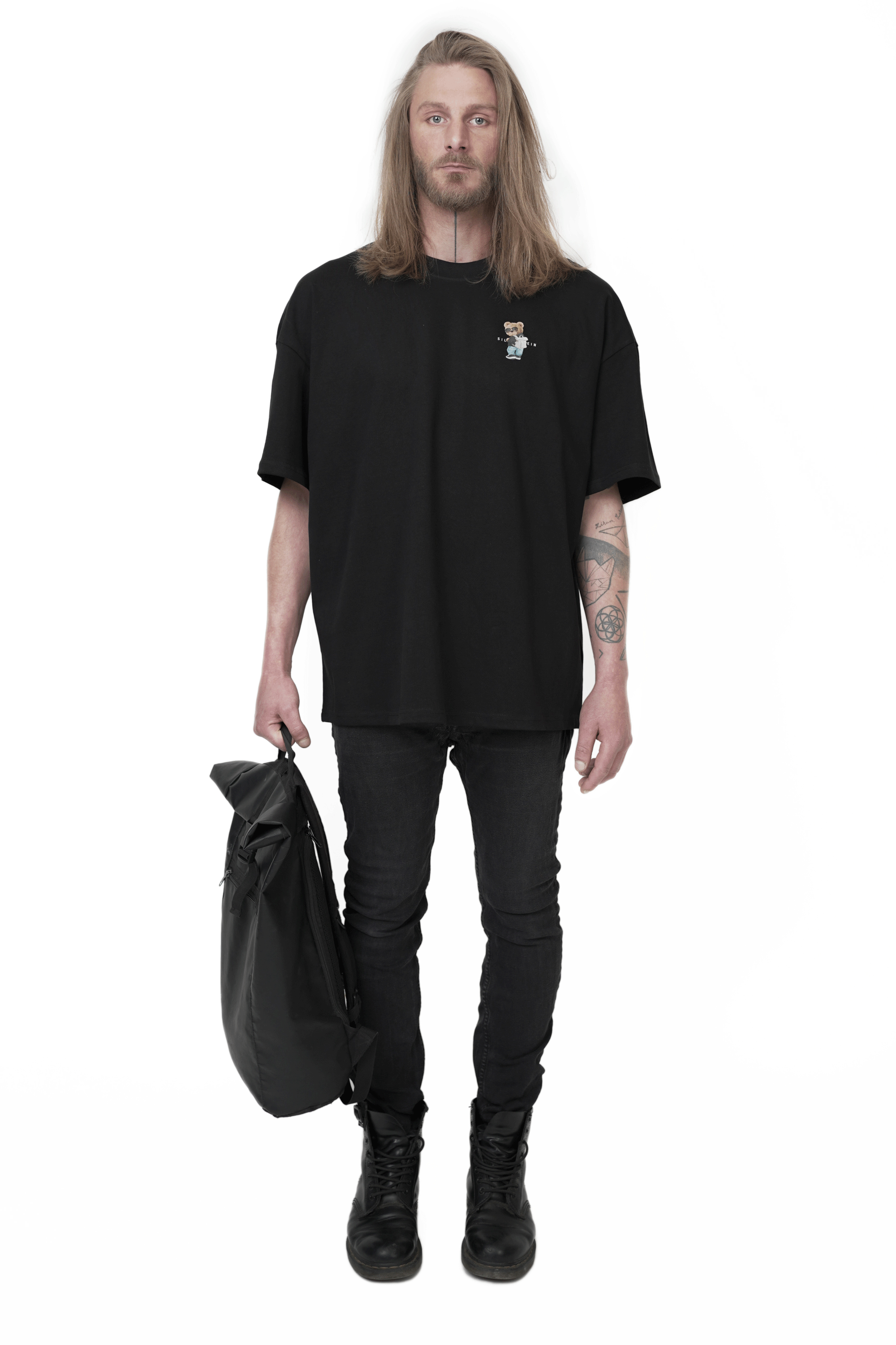 Black "Rockbag Teddy" Unisex T-Shirt