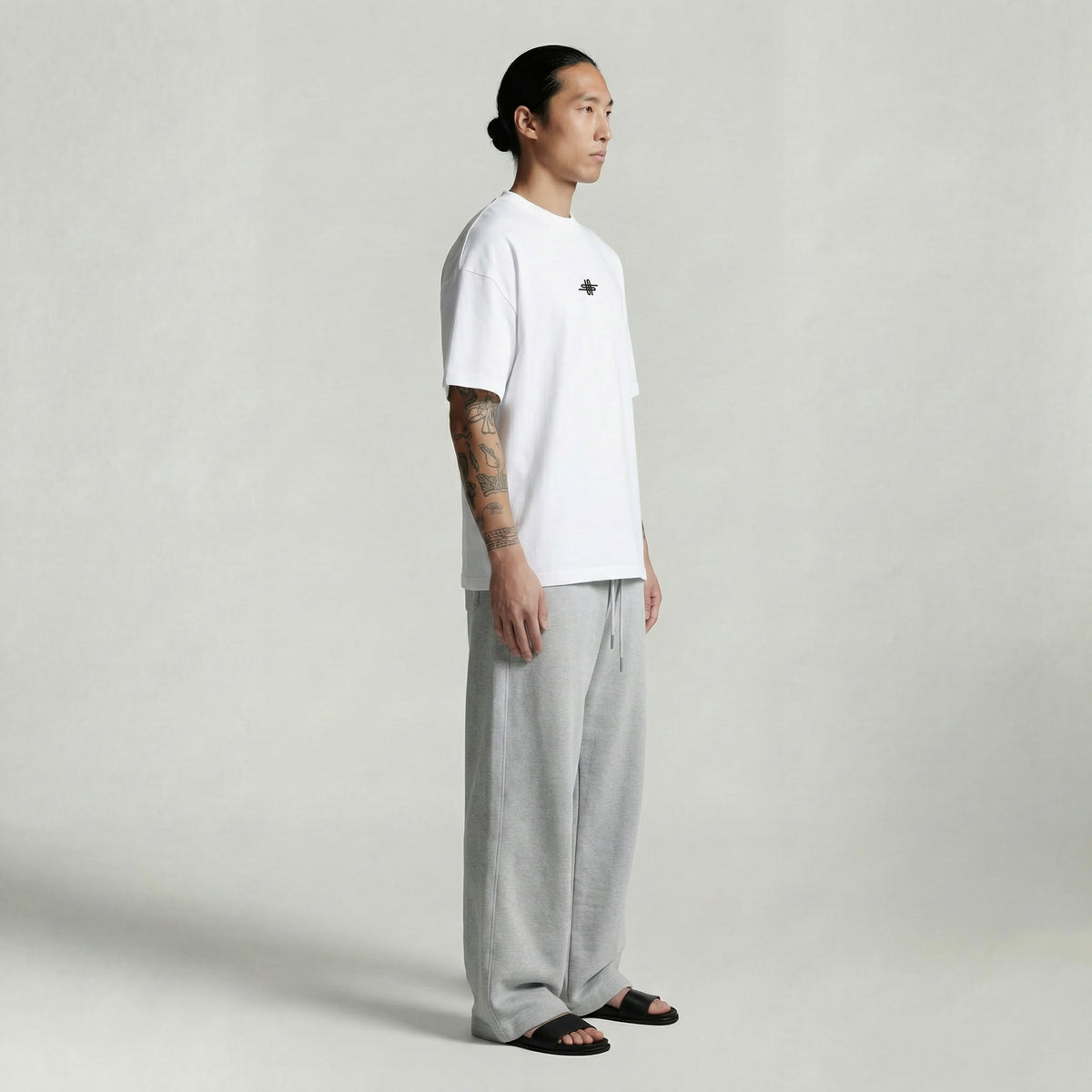 White  Aldan Unisex Oversize T-shirt SV-86