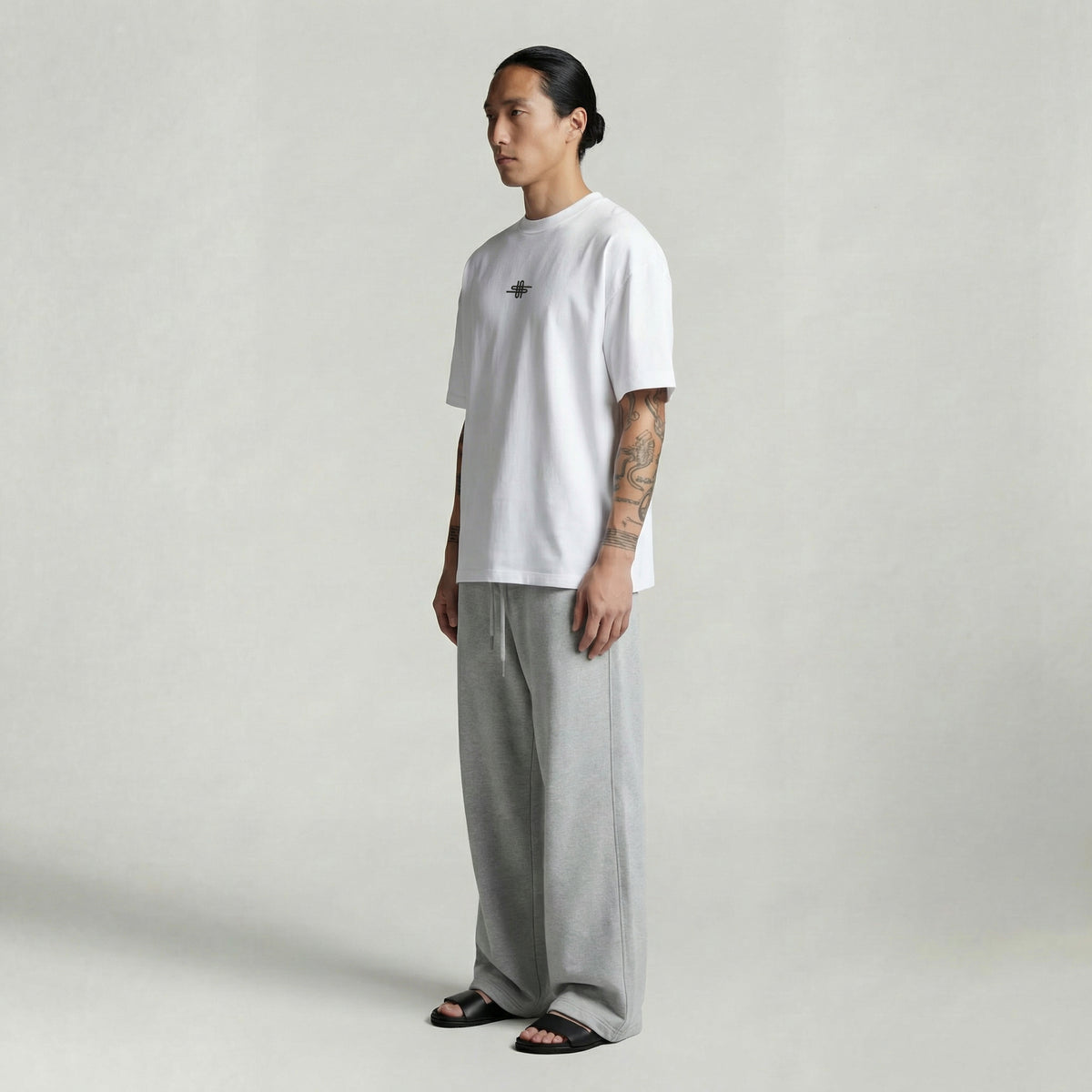 White  Aldan Unisex Oversize T-shirt SV-86