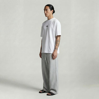 White  Aldan Unisex Oversize T-shirt SV-86