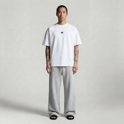White  Aldan Unisex Oversize T-shirt SV-86