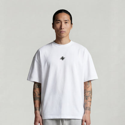 White  Aldan Unisex Oversize T-shirt SV-86