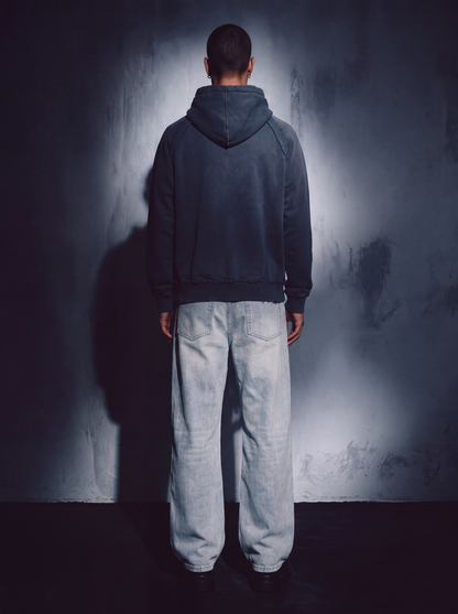 Blue Raw Mirage Hoodie