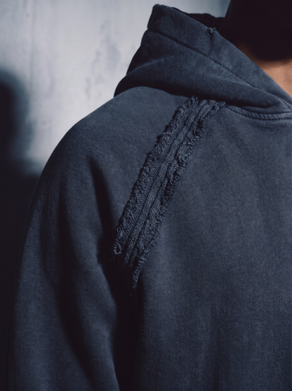 Blue Raw Mirage Hoodie