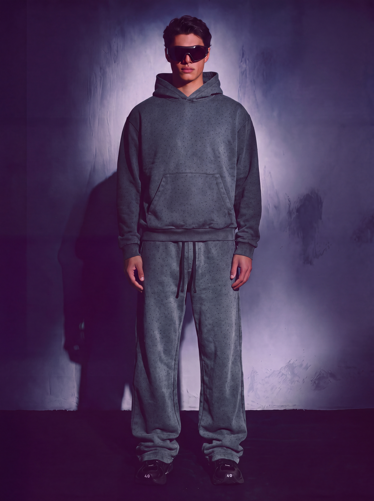 Grey Crystal Tracksuit