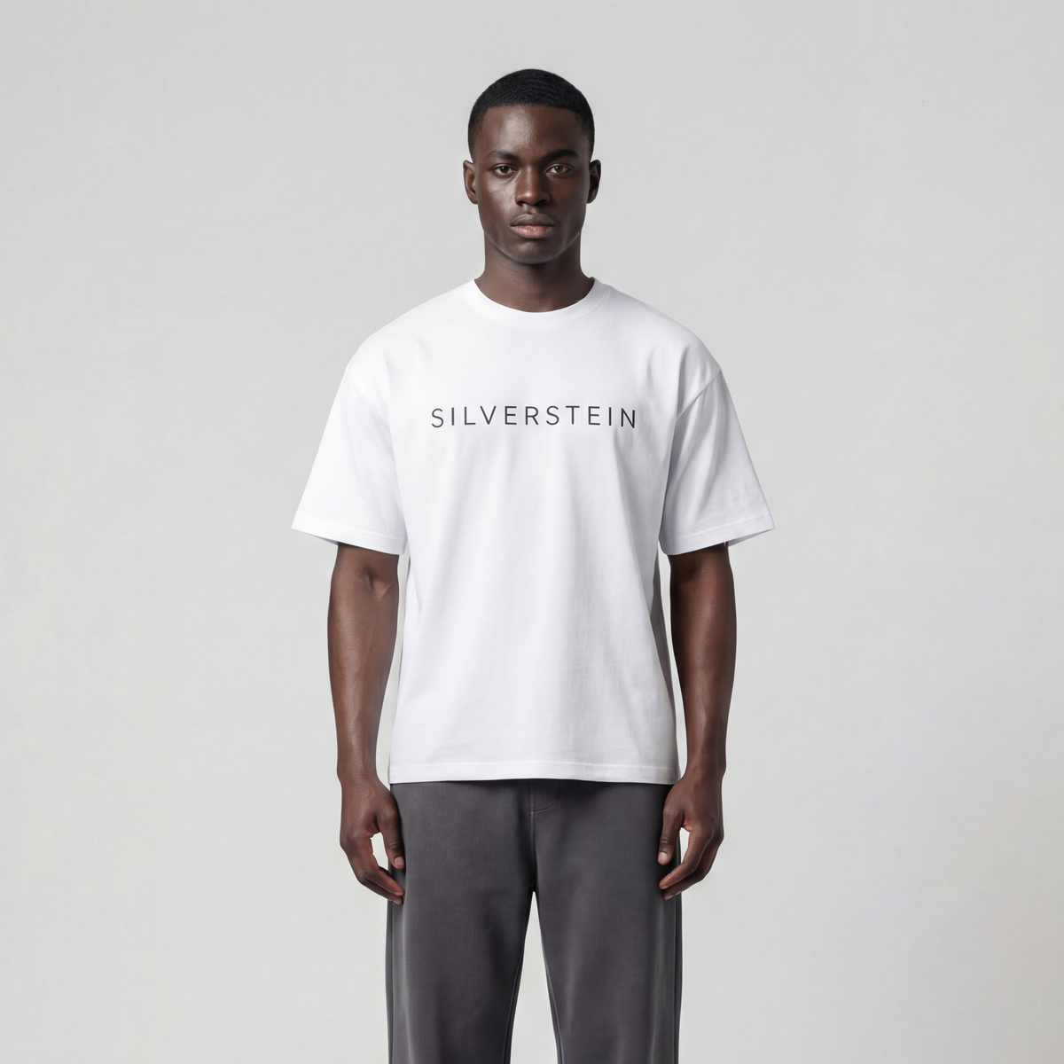 SILVERSTEIN "ORG White" Heavy Oversize T-shirt SV-163