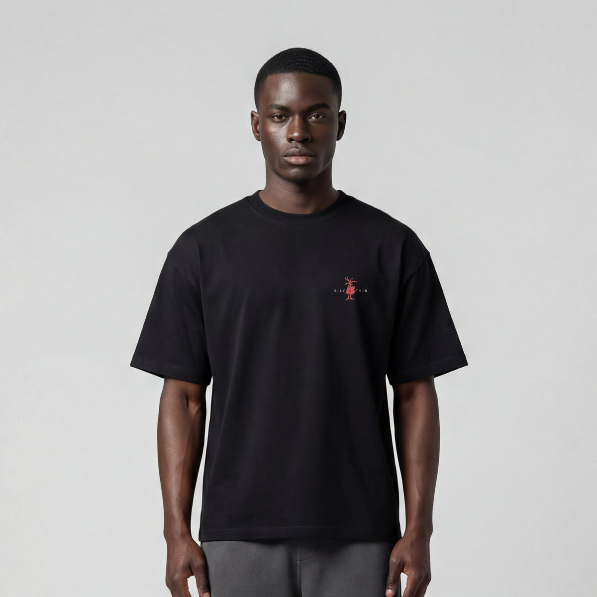 Black " Red Titan " Unisex Reguler T-Shirt SV-85