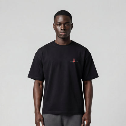 Black " Red Titan " Unisex Reguler T-Shirt SV-85