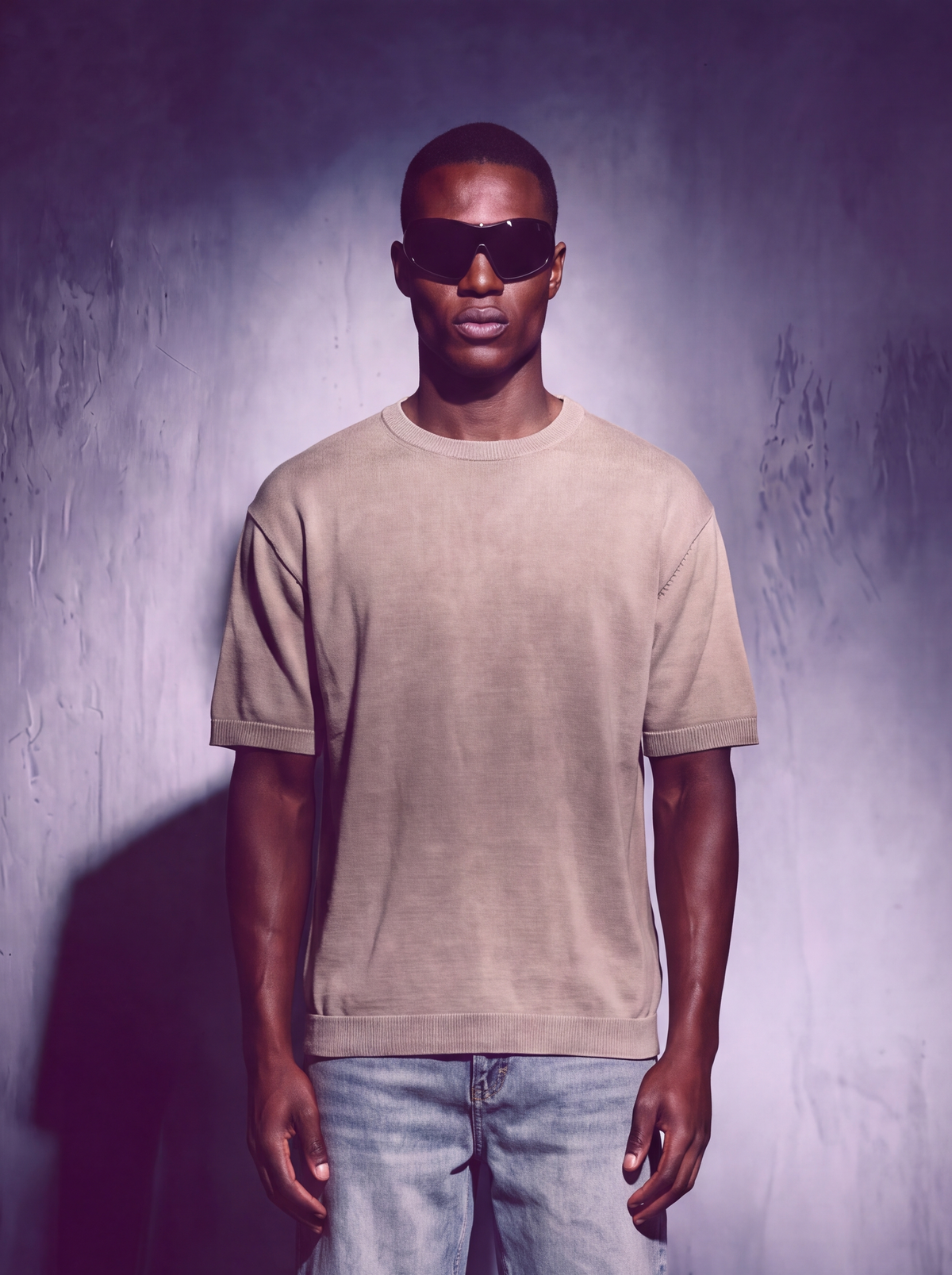 Sandstone Knit Tee