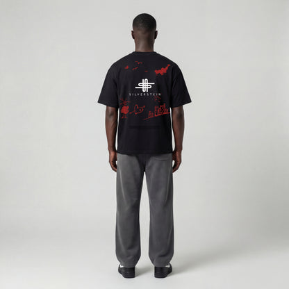 Black " Red Titan " Unisex Reguler T-Shirt SV-85
