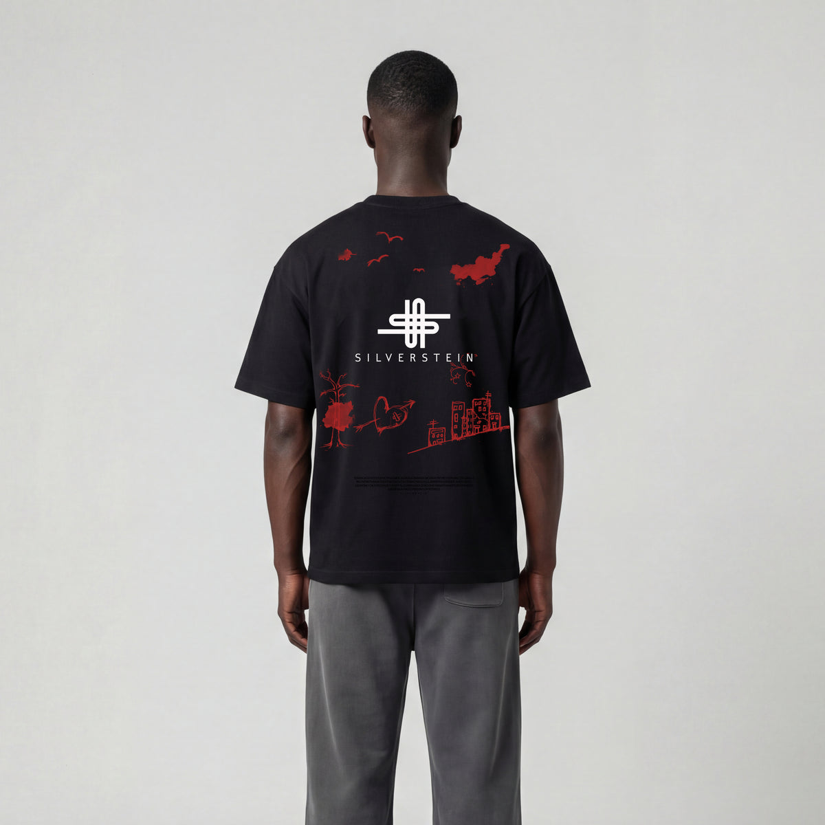 Black " Red Titan " Unisex Reguler T-Shirt SV-85