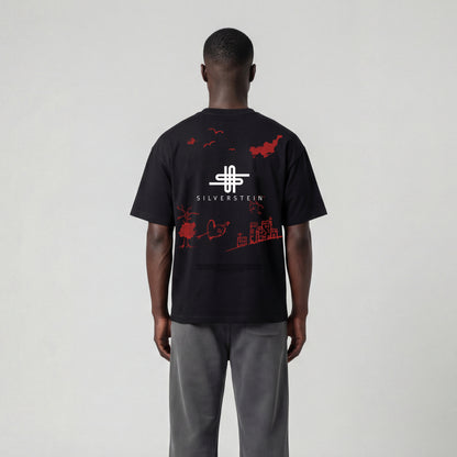 Black " Red Titan " Unisex Reguler T-Shirt SV-85
