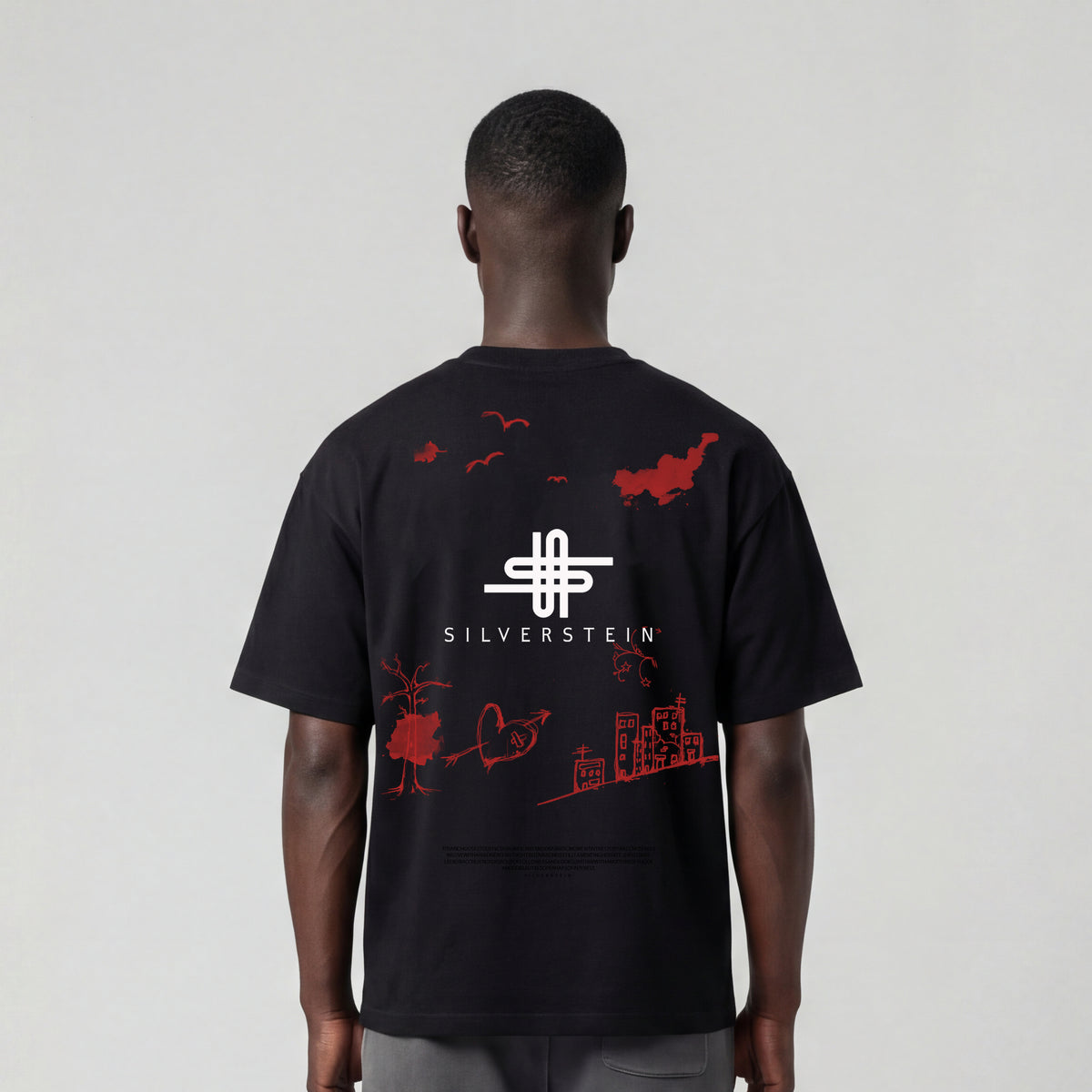 Black " Red Titan " Unisex Reguler T-Shirt SV-85