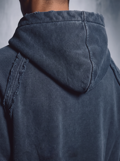 Blue Raw Mirage Hoodie