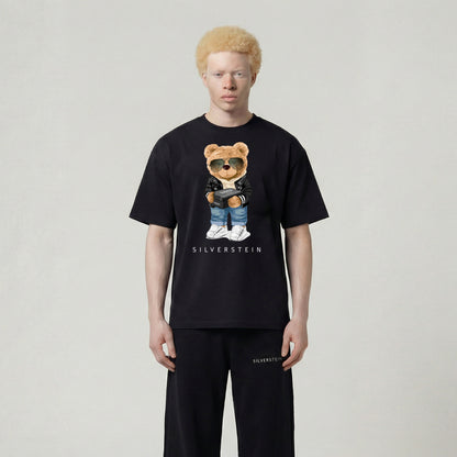 Black "Cool Sneaker Teddy 2.0" Unisex T-Shirt SV-163
