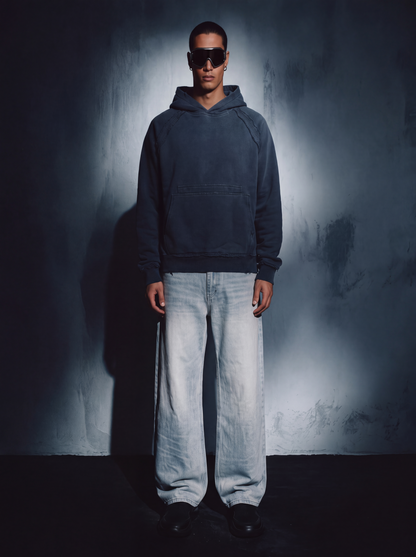 Blue Raw Mirage Hoodie